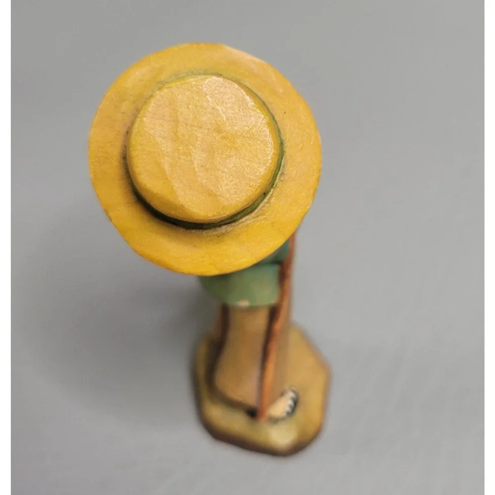 Vtg Anri Ferrandiz Wooden Figurines The Prayer Girl Flowers Summertime Inspector
